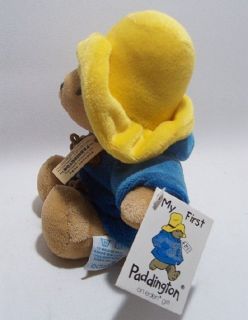 RARE My Frist Padding Bear Small Stuffed Plush Toy by Eden Gift New