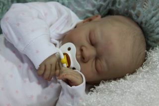 Reborn Gena Fagan Baby Girl Lifelike Doll