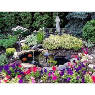 New 84 Gallon Complete Garden Water Fountain Pond Kit