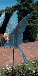 Bluebird Thumbelina Fairy Garden Stake Sculpture Bird
