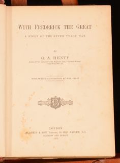  Henty With Frederick The Great Twelve Illustrations Walter Paget First