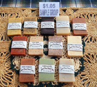  to Choose from of Natural Handmade Soap $1 05 Grouping