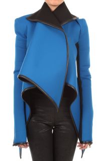Gareth Pugh New Woman Jacket PG6722 ZN Col Black Blue Size 40ITA Made