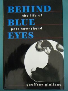  Blue Eyes Pete Townsend The Who Author Signed Geoffrey Giuliano