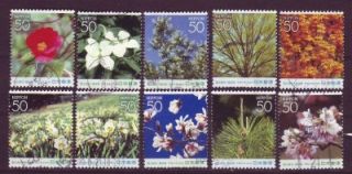 JAPAN PREFECTURAL STAMPS USED   Afforestation, Fukui   aa1415