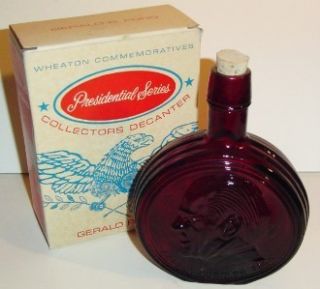 Gerald R Ford 38th President Bottle Wheaton Glass Co