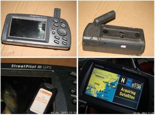 Classic Garmin StreetPilot III Portable GPS Navigator 128MB Data Card