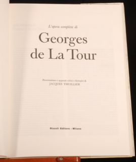 1973 Art Georges de La Tour Painting Illus First Ed