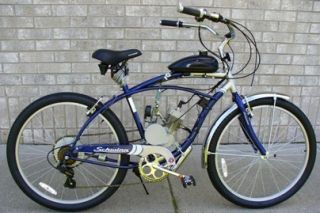 66 80cc Bike Engine Motor Kit Gas Motorized Bicycle 2 Stroke Silver T
