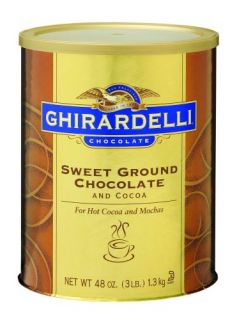 Ghirardelli Chocolate Sweet Ground Chocolate Cocoa Beverage Mix 48oz