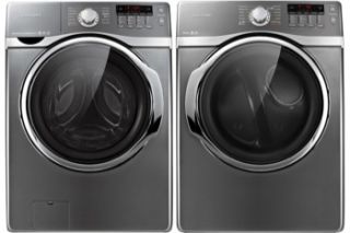 NEW Samsung Platinum GAS Laundry Set WF405ATPASU_DV405GTPASU