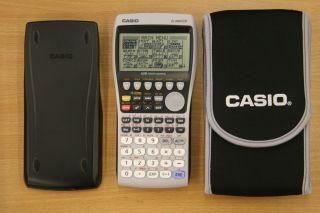 Casio FX 9860GII USB Power Graphic Calculator w Cover and Pocket