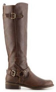 New G by Guess Hyderi Riding Season Trend Boots Women All Sizes Brown