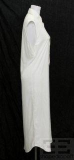 Jean Paul Gaultier White Sleeveless Long Dress Size 8