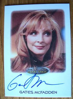  Women of Star Trek Autograph Gates McFadden