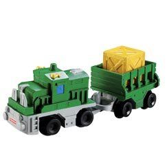 features of geotrax rail road system freightway transport push vehicle