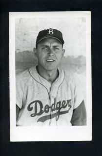 Gil Hodges Real Photo Postcard 1950 57 Dodgers Norm Paulson Jim Elder