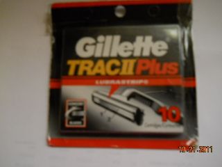 10 Gillette Trac 2 Plus Razor Refills