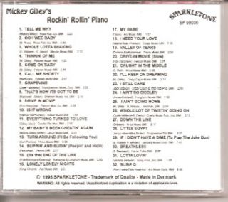 Mickey Gilley CD Rockin Rollin Piano New SEALED 32 Tracks