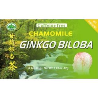 Ginkgo Biloba Chamomile Tea Caffiene Free All Natural