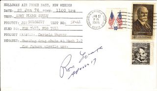 Ron Evans Apollo 17 Signed Cover cm Pilot NASA