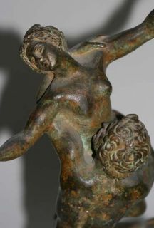 Bronze Figura Serpentinata Raub Der Sabinerin