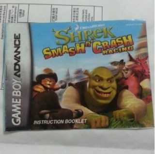 Classic Shrek Gameboy Advance SP DS GBA Game Boy Games