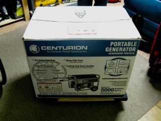 CENTURION BY GENERAC POWER SYSTEMS 5000W PORTABLE GENERATOR NEW LOCAL