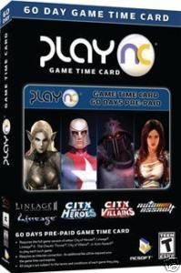Plaync 60 Day Game Time Card Aion Lineage II