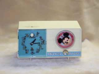 General Electric Mickey Mouse Am Clock Radio