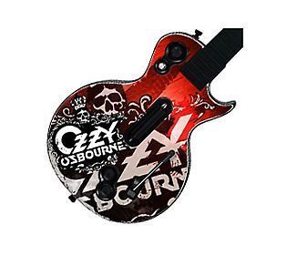 New Gamer Graffix Factory Sealed Guitar Hero III OZZY OSBOURNE Skin