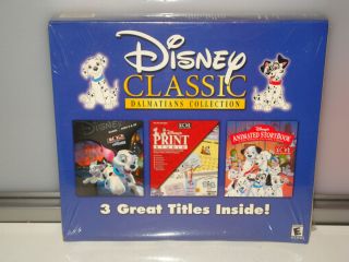  101 Dalmatians Collection 3 Great Titles Book Game Software