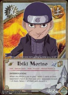 3X N 1011 Parallel Foil Ibiki Morino U Naruto Card