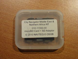 Garmin City Navigator NT Micro SD Card Middle East Northern Africa
