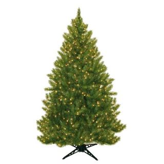 General Foam Plastics Evergreen Fir Prelit Christmas Tree with 450
