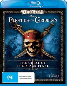 Pirates of The Caribbean 1 Curse of The Black Pearl Blu Ray New SEALED
