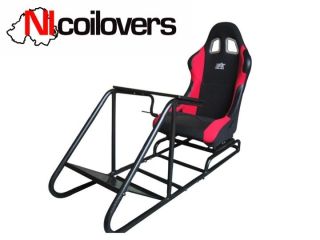 Gamer Racing Gaming Seat Simulator F1 WRC GT PS3 Xbox Red
