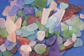 LBS, SEAGLASS,TUMBLED GLASS,CRAFT AND JEWELRY MAKING,MOSAIC SUPPLY