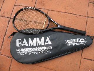 Gamma Diamond Fiber C 40 Mid Plus Racquet with Case
