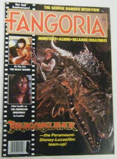  Magazine 13 1981 Dragonslayer George Romero John Landis