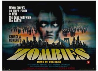  The Dead Poster RARE Image Zombies Horror Gore UK George Romero