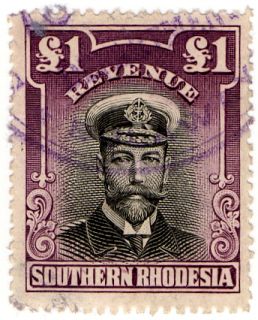 Southern Rhodesia Revenue Duty Stamp £1