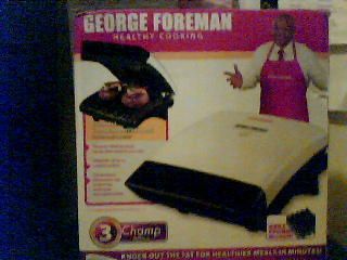 George Forman Healthy Cooking Champ Grill