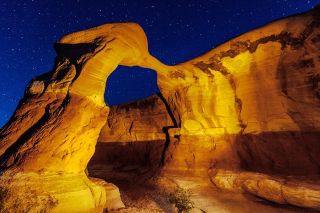  Photography Photo Night Metate Arch Devils Garden Utah US