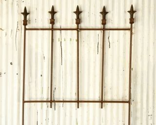 Wrought Iron New Orleans Fence Garden Border or Trellis for Flowers