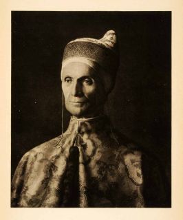 1938 Photogravure Giovanni Bellini Doge Leonardo Loredan Portrait