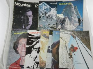 Collection of 8 Summit Ski Magazines 1984 1989 1 Mountain 17 1971
