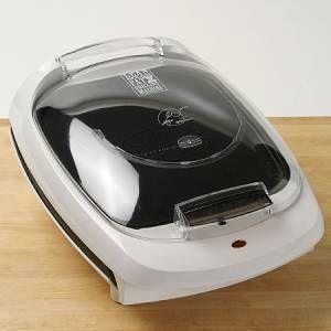George Foreman GR26BW XL Family Size Indoor Grill with Bun Warmer