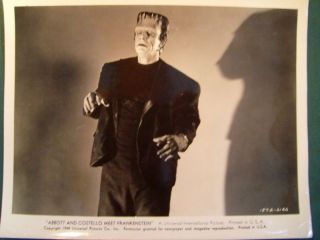 Glenn Strange Abbott Costello Meet Frankenstein Pic