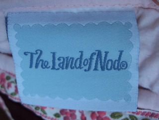 Land of Nod Hand Stitched Girl Horse Riding Embroidery Applique Quilt